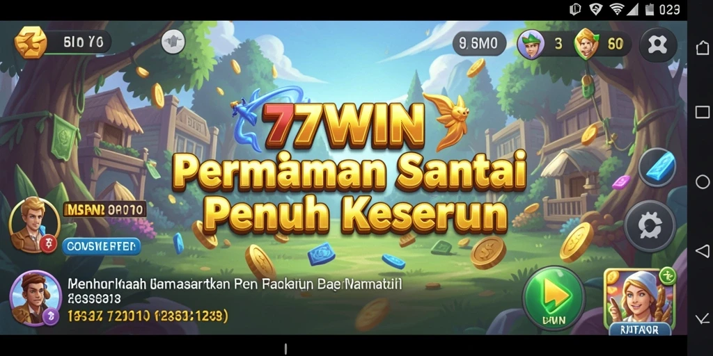 Screenshot utama menampilkan aksi gameplay santai yang seru.