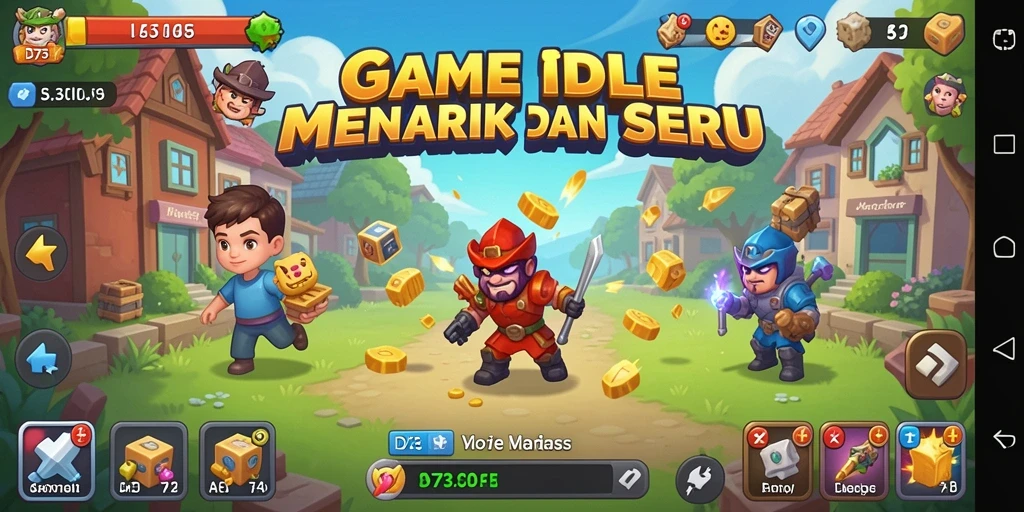 Tangkapan layar D73 menampilkan gameplay yang seru dan mengasyikkan.