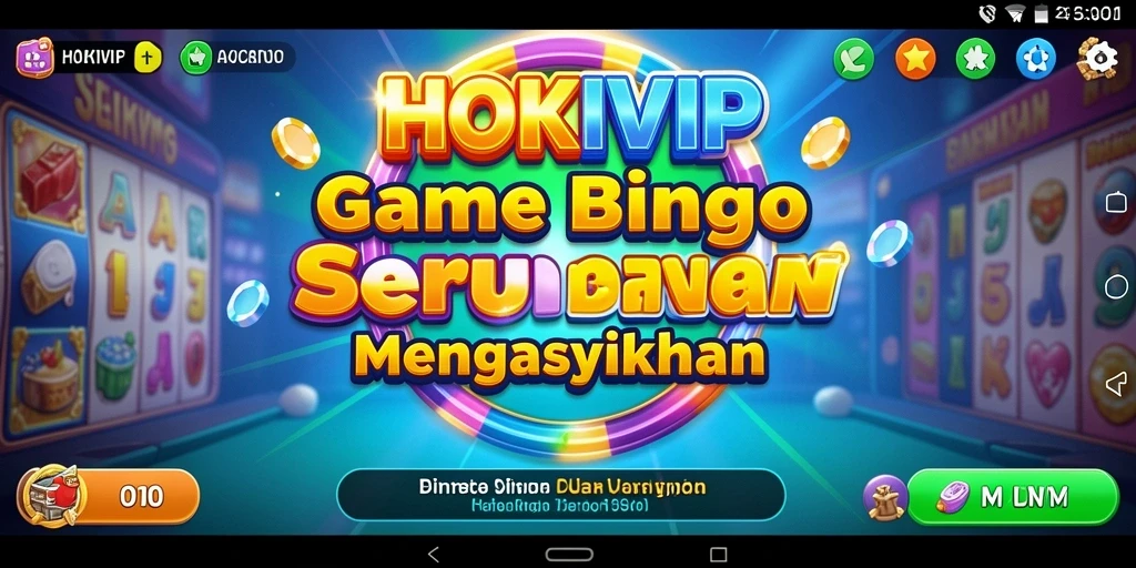 Tampilan gameplay seru di HOKIVIP dengan elemen Bingo.