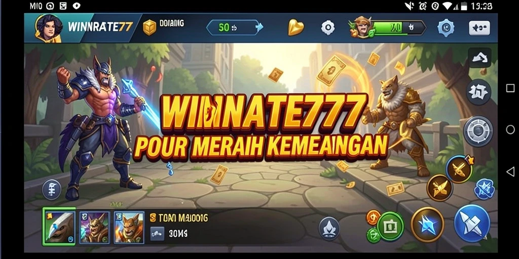 Tampilan gameplay dari WINRATE777 yang menarik dan penuh aksi.