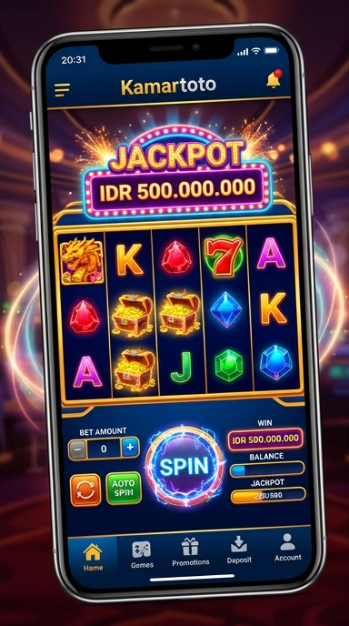 Proses unduh aplikasi di kamartoto yang cepat dan efisien.